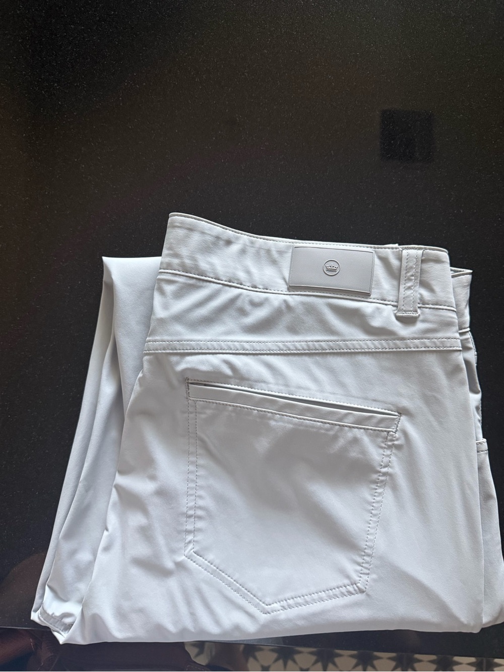 NWOT Peter Millar light Gray Bingham Performance Five Pocket Pant